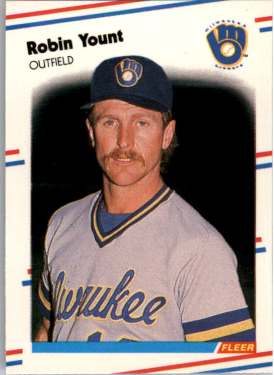 1988 Fleer Mini Baseball Cards 033      Robin Yount